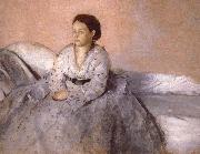 Edgar Degas Madame Rene de Gas oil on canvas